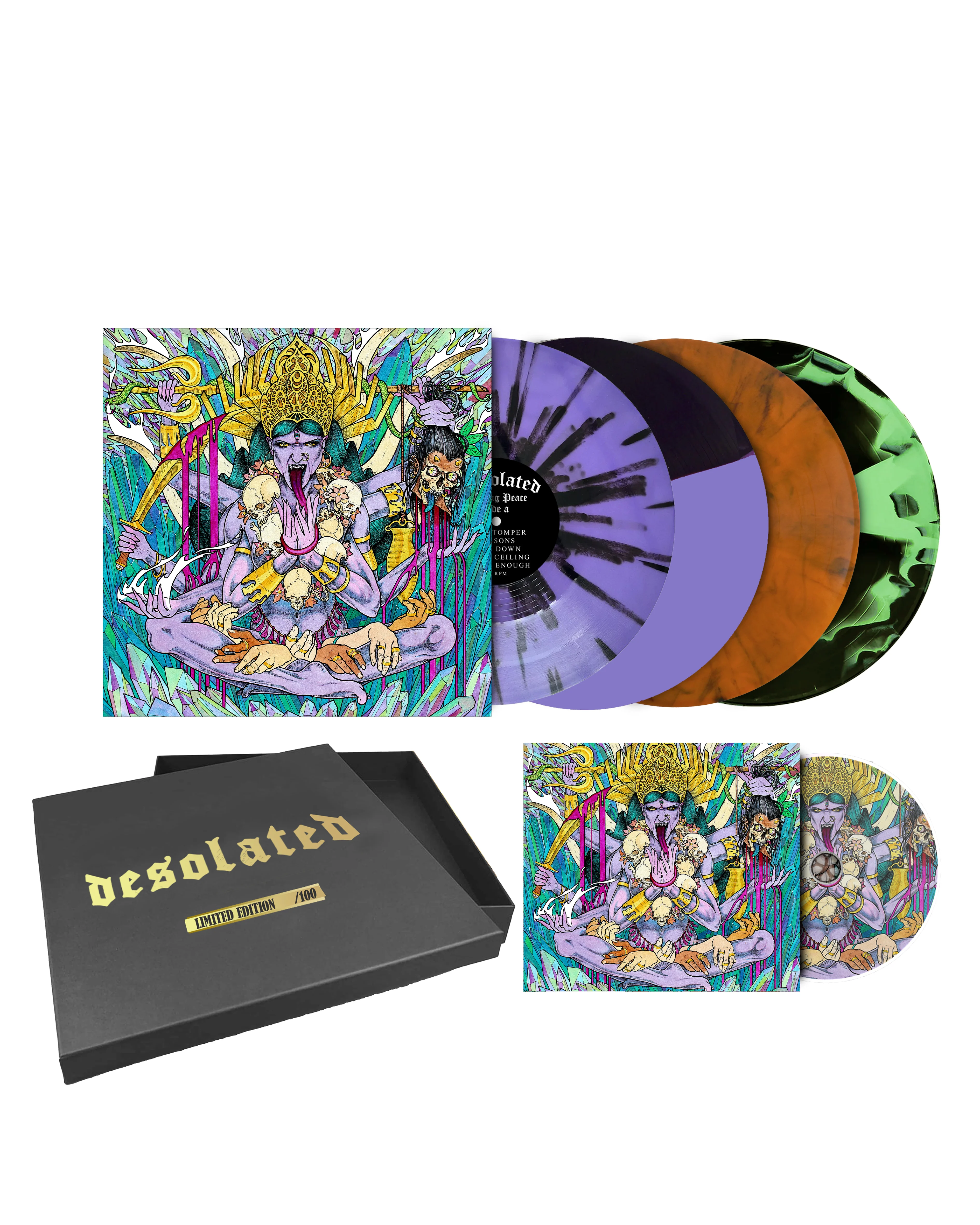 Desolated - Finding Peace Vinyl/CD - Image 9