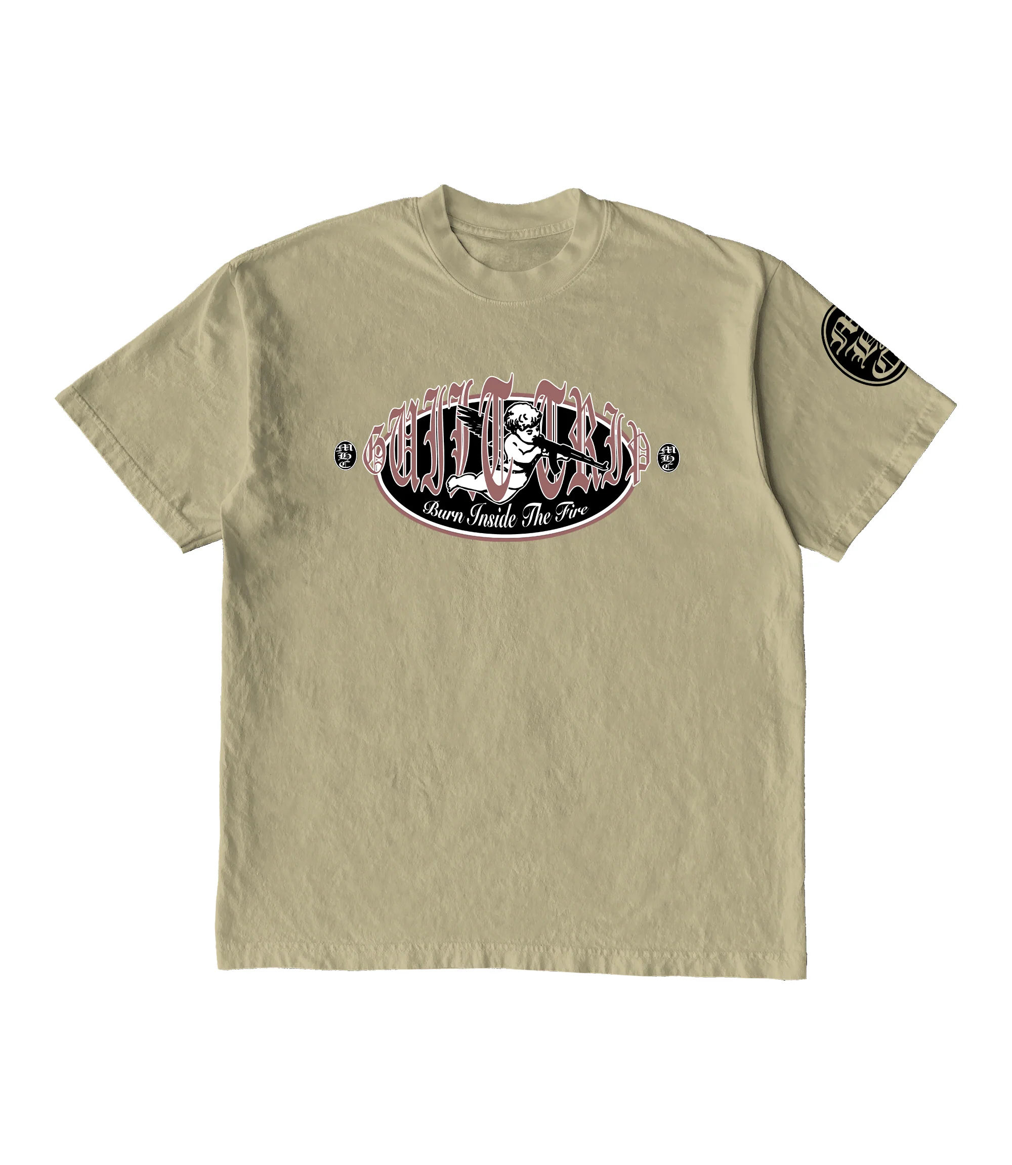 Guilt Trip - Beige Cupid T-Shirt