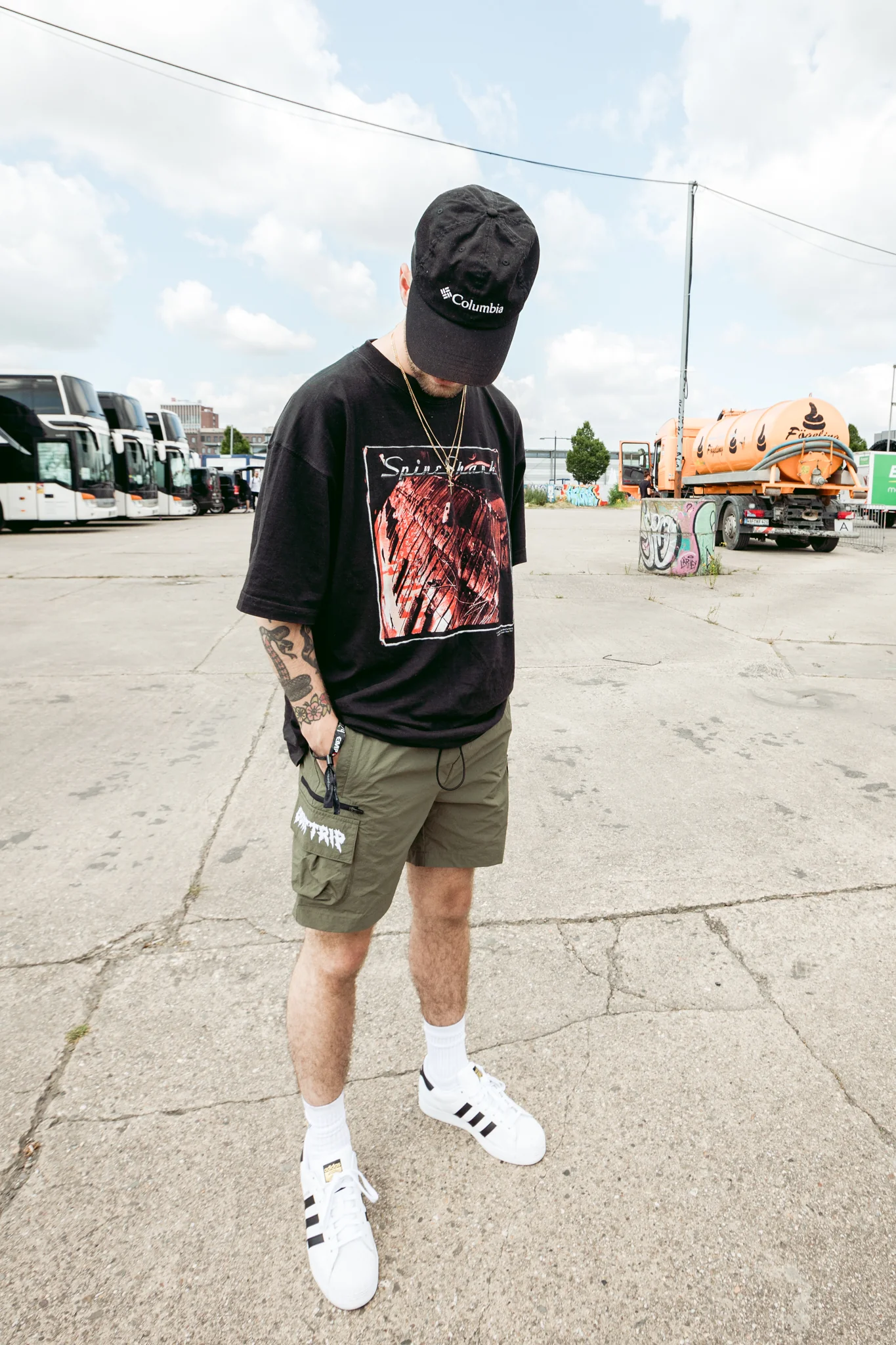 Guilt Trip - Embroidered Cargo Shorts - Image 4
